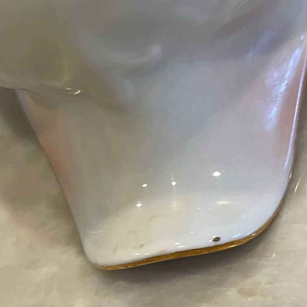 Schumann Arzberg Germany “Sunset Rose” golden crown Creamer vintage porcelain